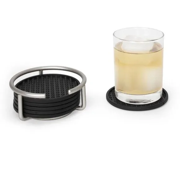 Black set of coasters - Picture 5 of 10